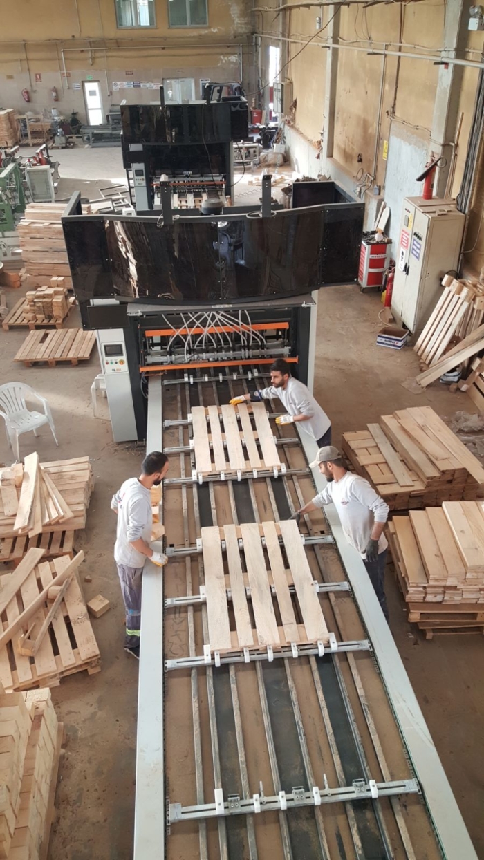 Otomatik (PLC) Palet Çift Çakım Hattı